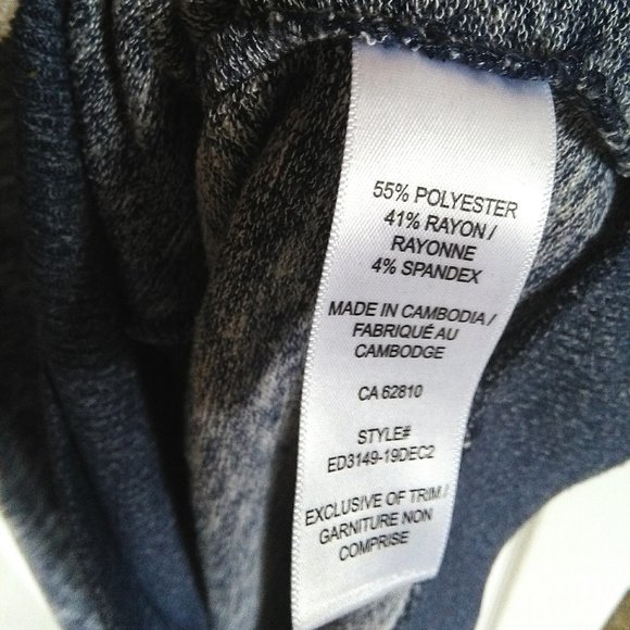 Ricki's Blue High Low Hem wrap Knit Top - Picture 3 of 6